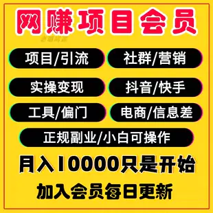 引流赚钱项目_引流赚钱的副业_引流赚钱是什么意思